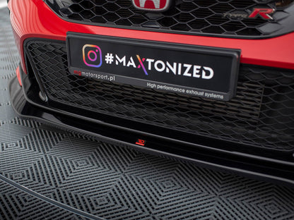 Maxton Design Front Splitter V.1 Honda Civic Type-R Mk 11