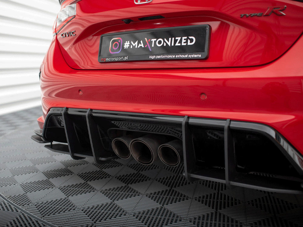Maxton Design Street PRO Rear Diffuser Honda Civic Type-R Mk 11