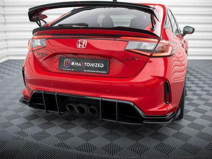 Maxton Design Street PRO Rear Diffuser + Flaps Honda Civic Type-R Mk 11