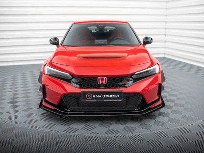 Maxton Design Street PRO Front Splitter + Flaps Honda Civic Type-R Mk 11