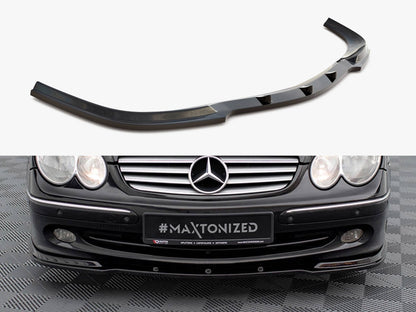 Maxton Design Front Splitter V.1 Mercedes CLK W 209 For Standard Version