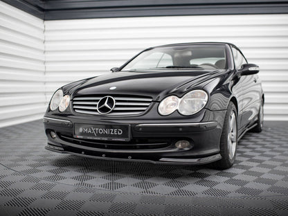 Maxton Design Front Splitter V.1 Mercedes CLK W 209 For Standard Version