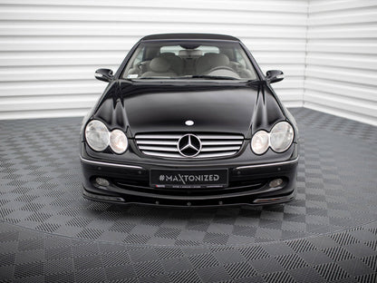 Maxton Design Front Splitter V.1 Mercedes CLK W 209 For Standard Version