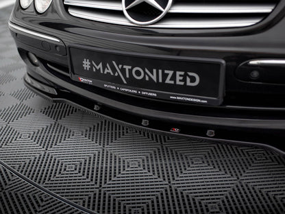Maxton Design Front Splitter V.1 Mercedes CLK W 209 For Standard Version