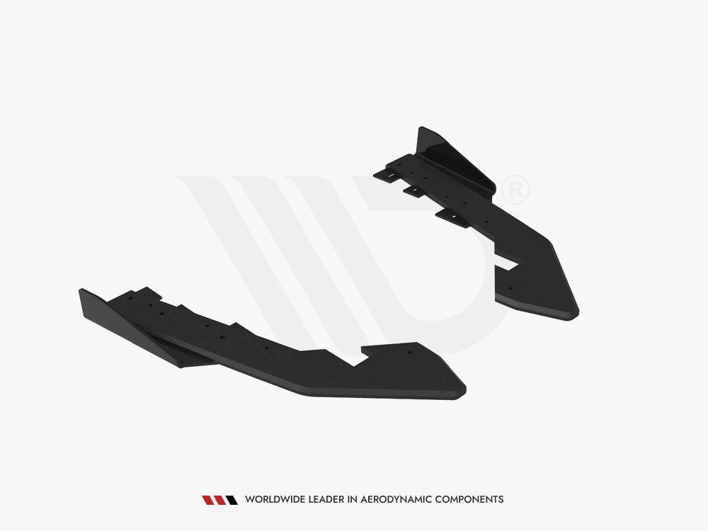 Maxton Design Street Pro Rear Side Splitters + Flaps BMW 2 Coupe G42