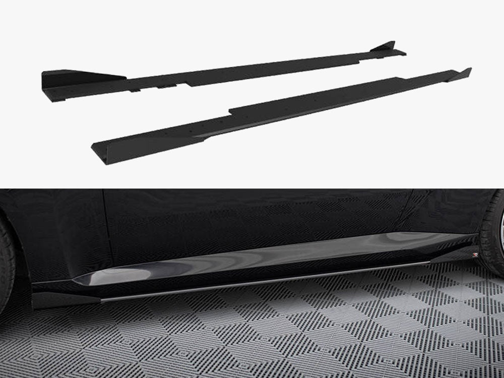 Maxton Design Street PRO Side Skirts Diffusers + Flaps BMW 2 Coupe G42