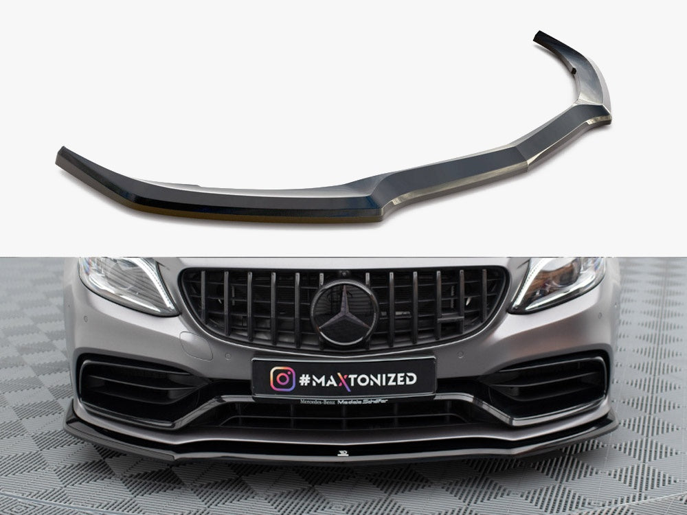 Maxton Design Front Splitter V.1 Mercedes-AMG C63 Sedan / Estate W205 Facelift