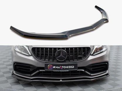 Maxton Design Front Splitter V.1 Mercedes-AMG C63 Sedan / Estate W205 Facelift