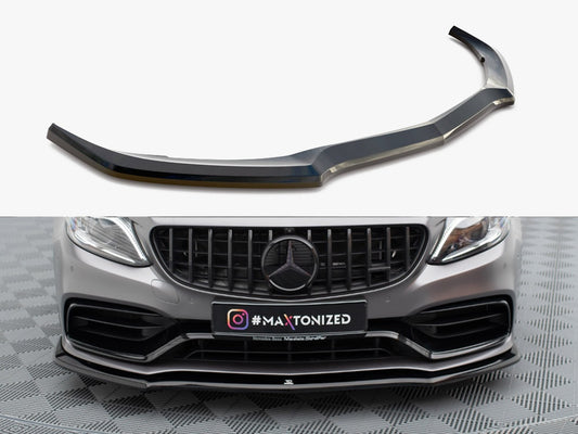 Maxton Design Front Splitter V.1 Mercedes-AMG C63 Sedan / Estate W205 Facelift
