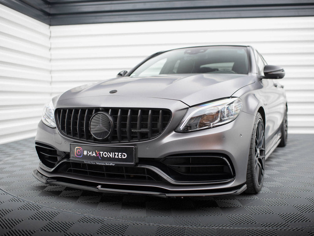 Maxton Design Front Splitter V.1 Mercedes-AMG C63 Sedan / Estate W205 Facelift