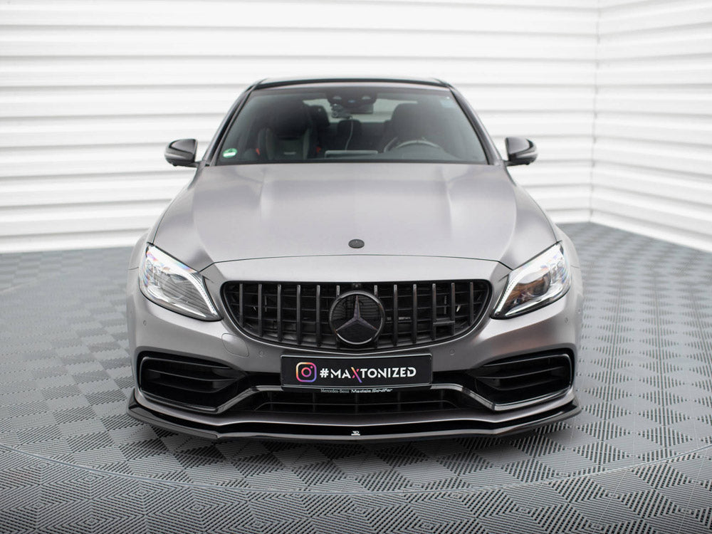 Maxton Design Front Splitter V.1 Mercedes-AMG C63 Sedan / Estate W205 Facelift