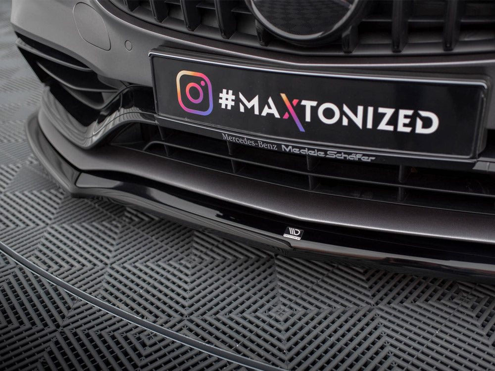 Maxton Design Front Splitter V.1 Mercedes-AMG C63 Sedan / Estate W205 Facelift