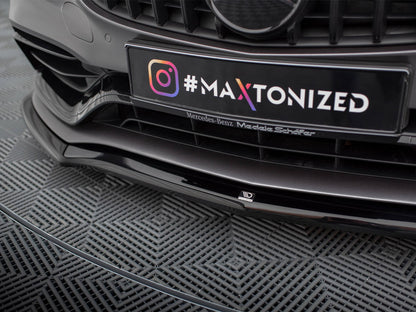 Maxton Design Front Splitter V.1 Mercedes-AMG C63 Sedan / Estate W205 Facelift