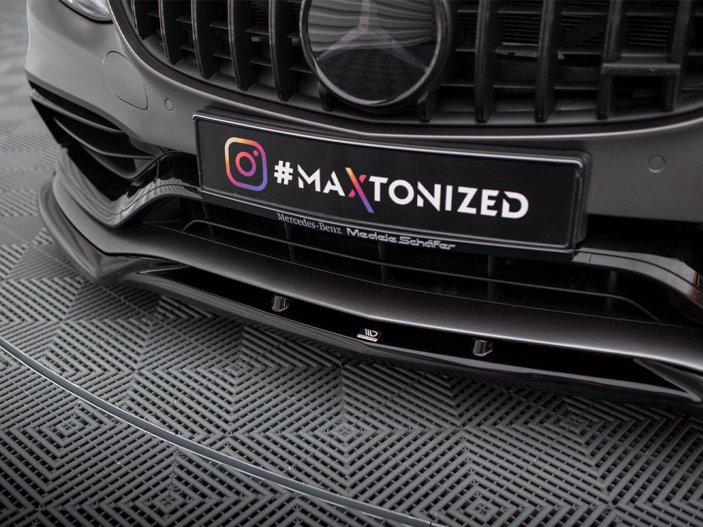 Maxton Design Front Splitter V.2 Mercedes-AMG C63 Sedan / Estate W205 Facelift