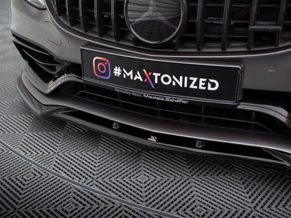 Maxton Design Front Splitter V.2 Mercedes-AMG C63 Sedan / Estate W205 Facelift