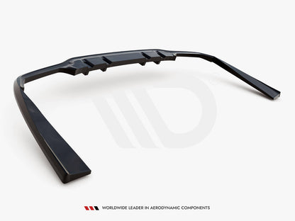 Maxton Design Rear Splitter (Vertical Bars) Mercedes-AMG C63 Sedan / Estate W205 Facelift