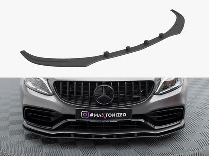 Maxton Design Street PRO Front Splitter Mercedes-AMG C63 Sedan / Estate W205 Facelift