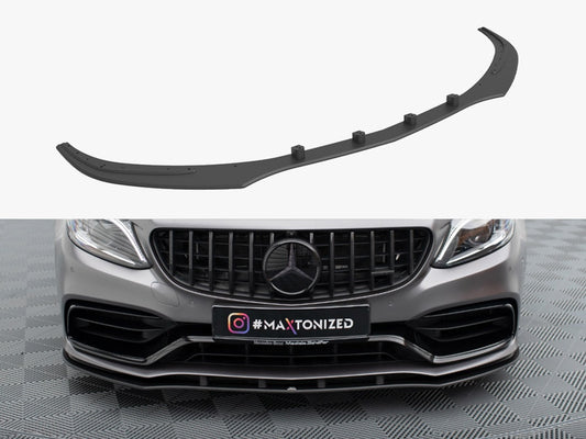 Maxton Design Street PRO Front Splitter Mercedes-AMG C63 Sedan / Estate W205 Facelift