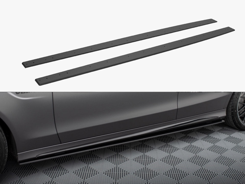 Maxton Design Street PRO Side Skirts Diffusers Mercedes-AMG C63 Sedan / Estate W205 Facelift