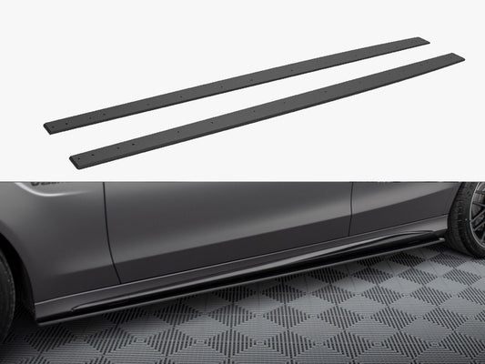 Maxton Design Street PRO Side Skirts Diffusers Mercedes-AMG C63 Sedan / Estate W205 Facelift