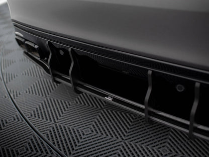 Maxton Design Street PRO Rear Diffuser Mercedes-AMG C63 Sedan / Estate W205 Facelift