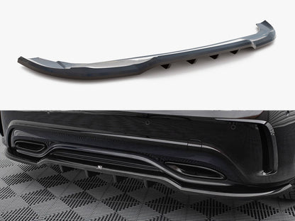Maxton Design Rear Splitter (Vertical Bars) Mercedes-Benz A AMG-Line W176 Facelift