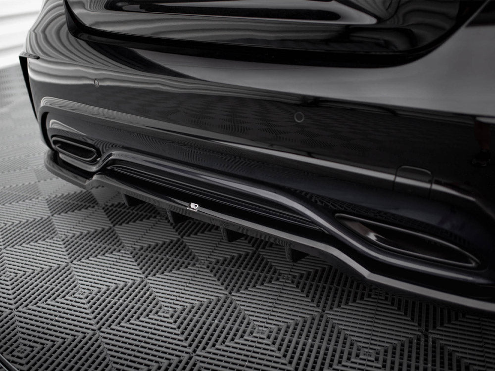 Maxton Design Rear Splitter (Vertical Bars) Mercedes-Benz A AMG-Line W176 Facelift