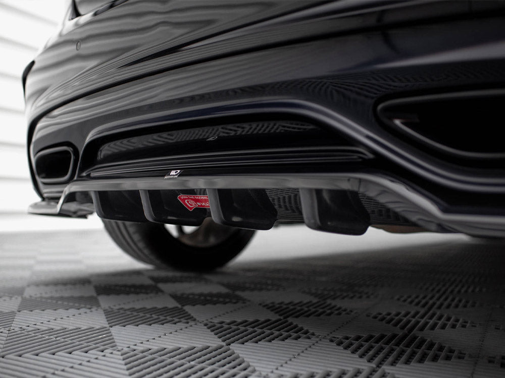 Maxton Design Rear Splitter (Vertical Bars) Mercedes-Benz A AMG-Line W176 Facelift