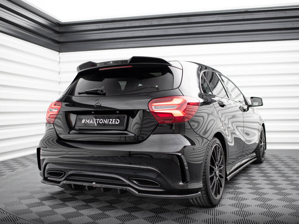 Maxton Design Spoiler CAP 3D Mercedes-Benz A AMG-Line W176 Facelift