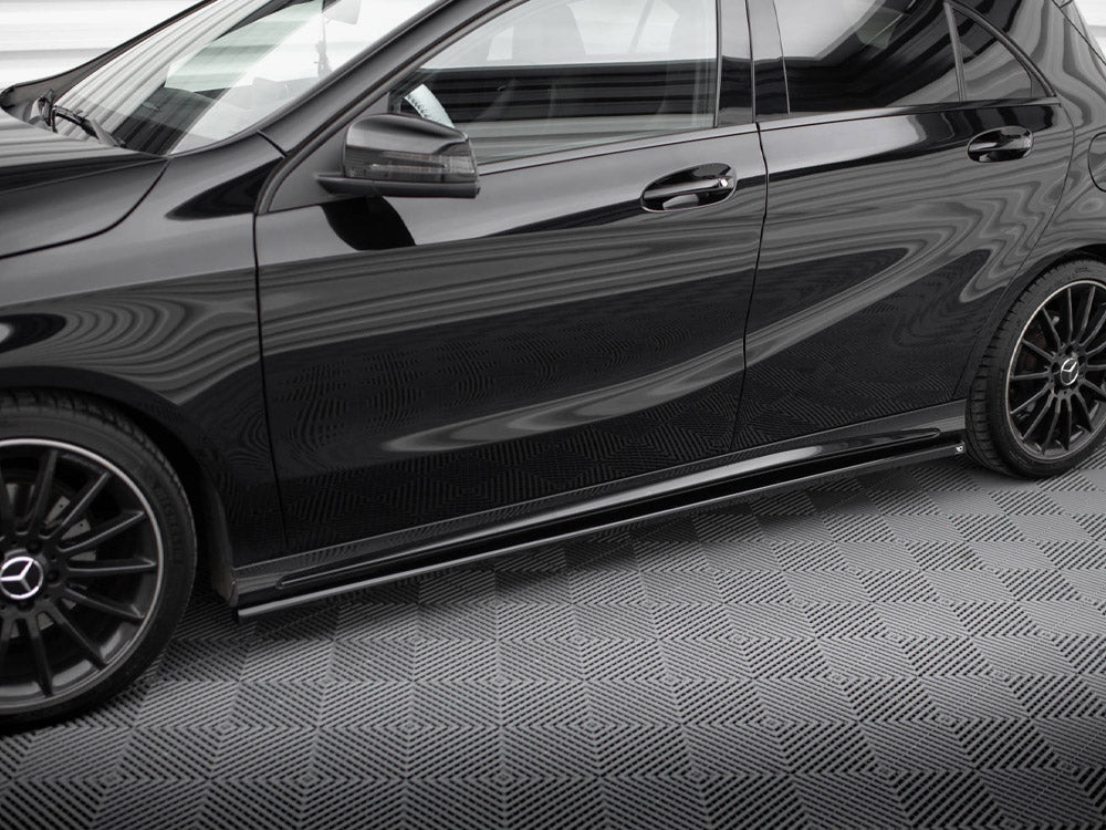 Maxton Design Side Skirts Diffusers Mercedes-Benz A AMG-Line W176 Facelift