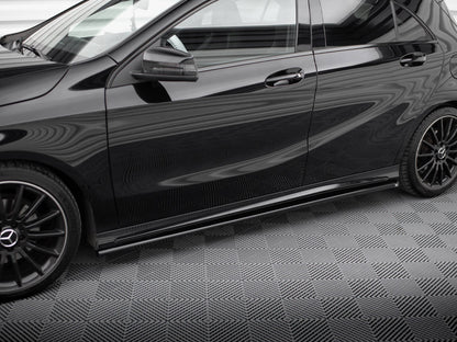 Maxton Design Side Skirts Diffusers Mercedes-Benz A AMG-Line W176 Facelift