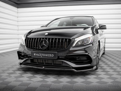 Maxton Design Front Splitter V.1 Mercedes-Benz A AMG-Line W176 Facelift