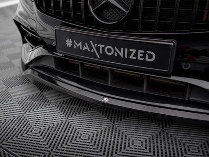 Maxton Design Front Splitter V.1 Mercedes-Benz A AMG-Line W176 Facelift