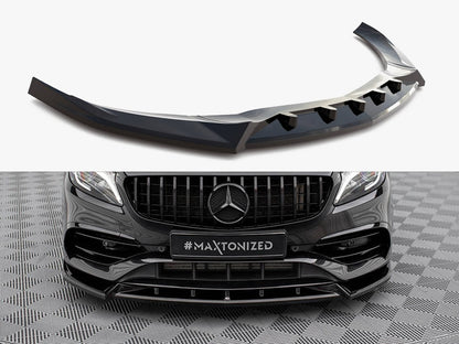Maxton Design Front Splitter V.2 Mercedes-Benz A AMG-Line W176 Facelift