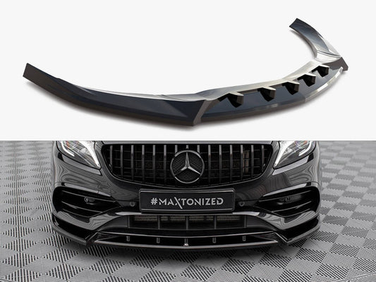 Maxton Design Front Splitter V.2 Mercedes-Benz A AMG-Line W176 Facelift