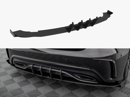Maxton Design Street PRO Rear Diffuser + Flaps Mercedes-Benz A AMG-Line W176 Facelift