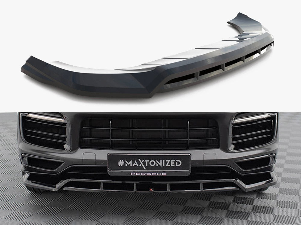 Maxton Design Front Splitter Porsche Cayenne Sport Design Mk3