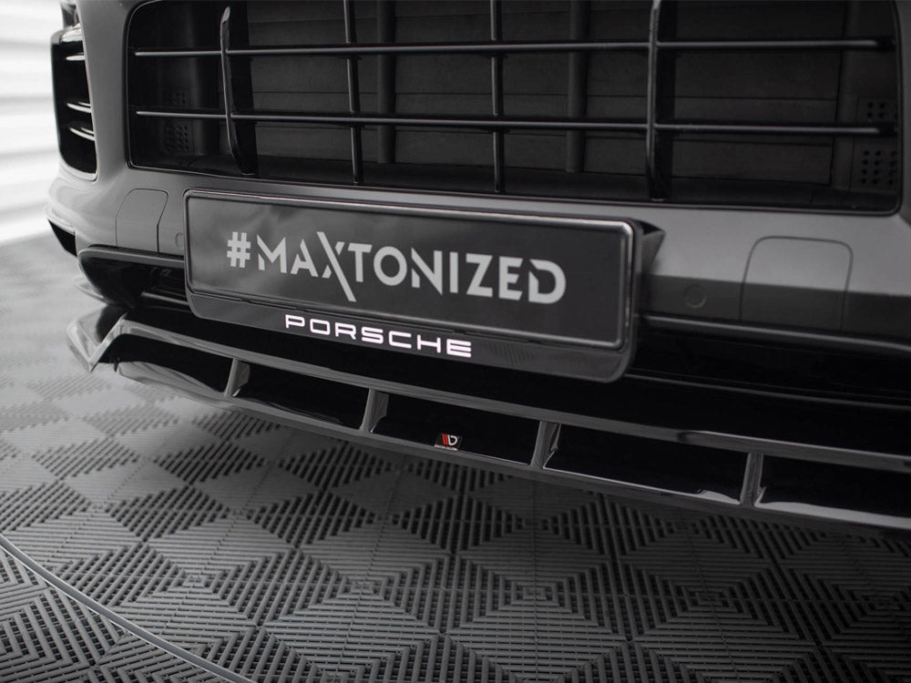 Maxton Design Front Splitter Porsche Cayenne Sport Design Mk3