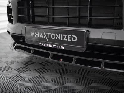 Maxton Design Front Splitter Porsche Cayenne Sport Design Mk3