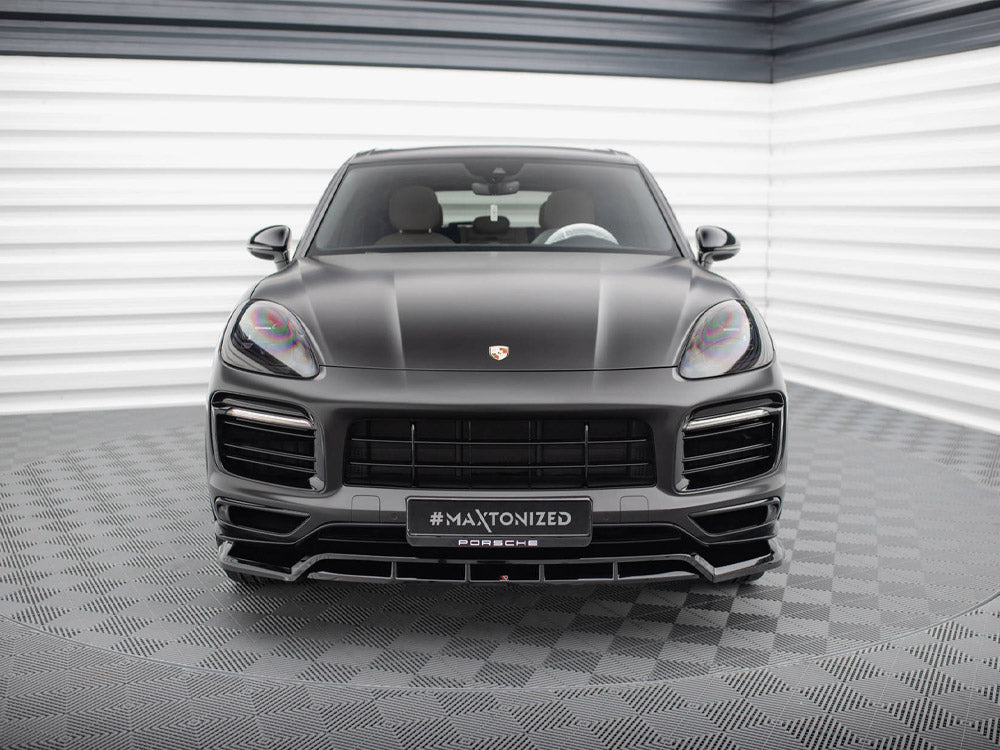 Maxton Design Front Splitter Porsche Cayenne Sport Design Mk3