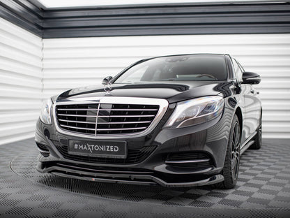 Maxton Design Front Splitter V.2 Mercedes-Benz S W222
