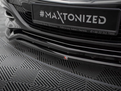 Maxton Design Front Splitter V.2 Mercedes-Benz S W222