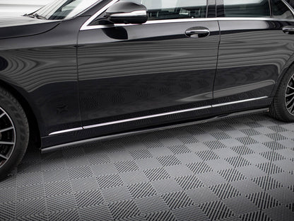 Maxton Design Side Skirts Diffusers Mercedes-Benz S W222