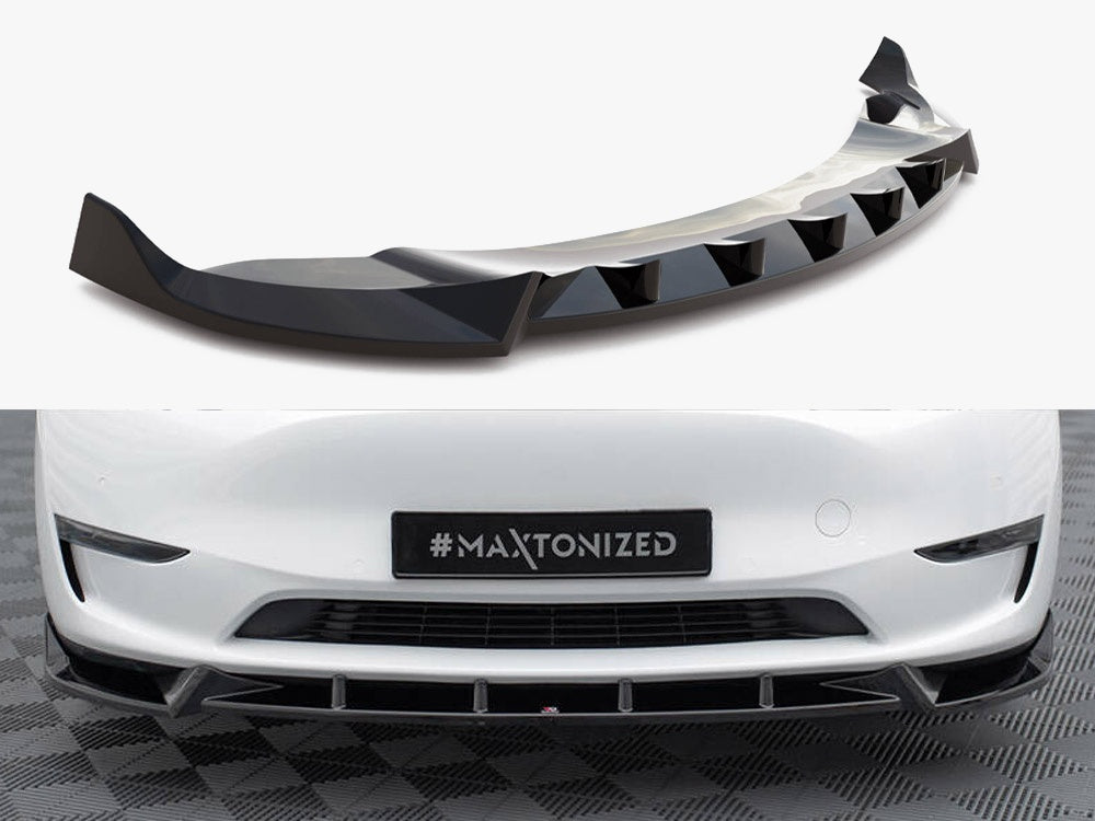 Maxton Design Front Splitter V.1 Tesla Model Y