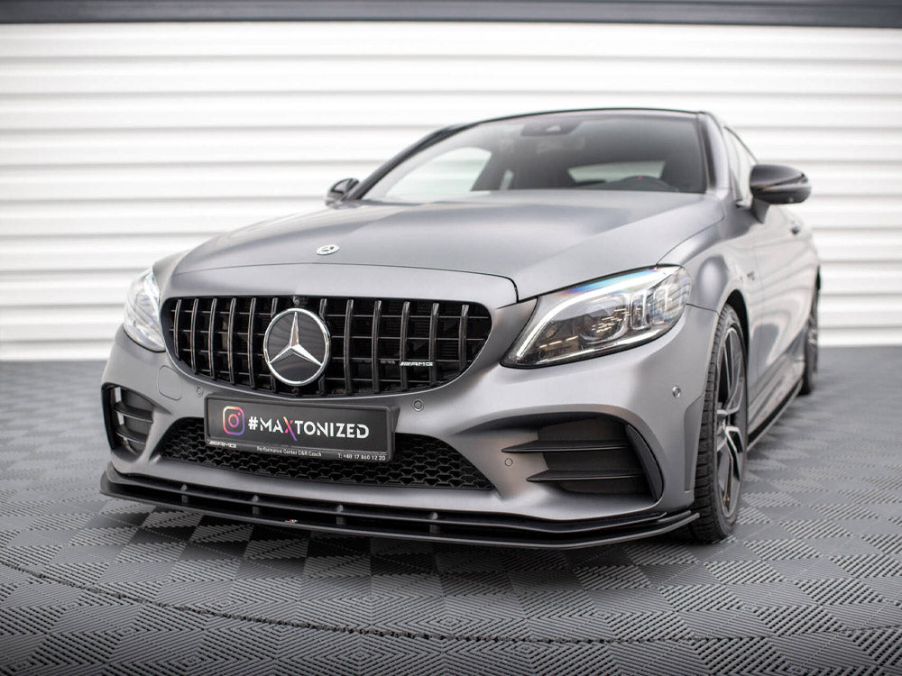 Maxton Design Street PRO Front Splitter Mercedes-AMG C43 Coupe C205 Facelift