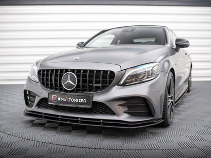 Maxton Design Street PRO Front Splitter Mercedes-AMG C43 Coupe C205 Facelift