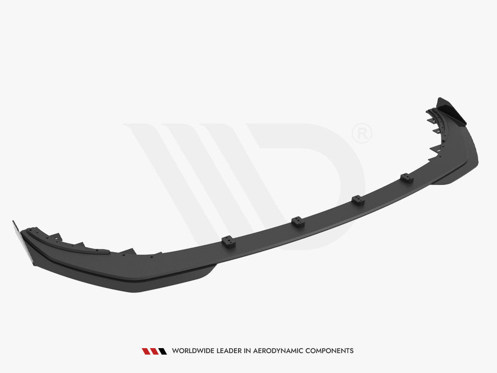 Maxton Design Street PRO Front Splitter + Flaps Mercedes-AMG C43 Coupe C205 Facelift