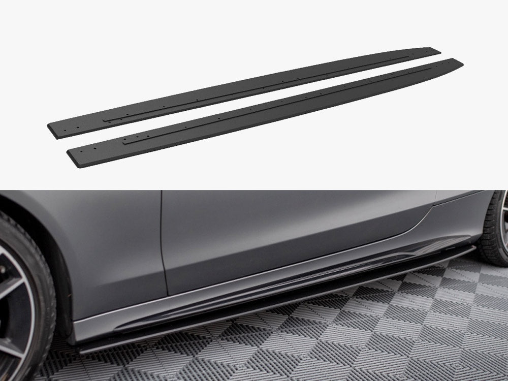 Maxton Design Street PRO Side Skirts Diffusers Mercedes-AMG C43 Coupe C205 Facelift