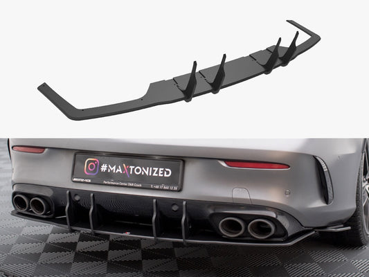 Maxton Design Street PRO Rear Diffuser Mercedes-AMG C43 Coupe C205 Facelift