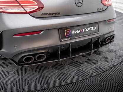 Maxton Design Street PRO Rear Diffuser Mercedes-AMG C43 Coupe C205 Facelift